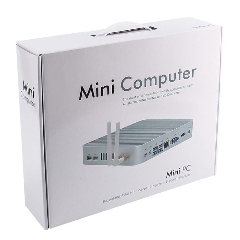 Fanless Rugged Small Desktop Computers 6 COM 4G SIM Card Eglobal